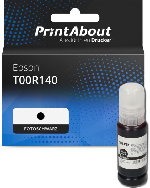 PrintAbout Druckerpatrone kompatibel mit Epson T00R140 - Fotoschwarz