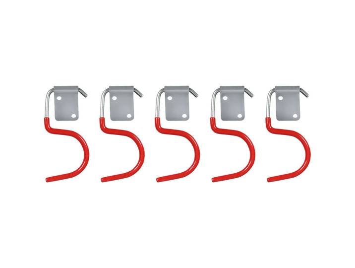 Gartengerätehalter mit Gummierung, 5-tlg, 8,5 x 4,2 cm