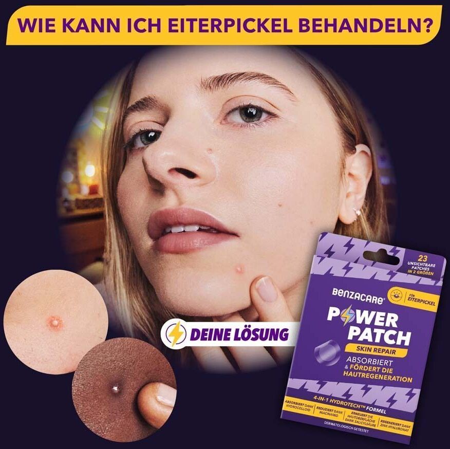 Benzacare Power Patch Skin Repair 2x 2x23 St Pflaster