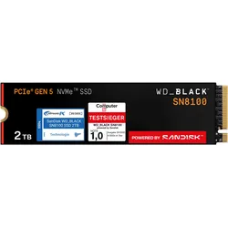 Sandisk WD BLACK SN8100 NVMe SSD 2TB Retail (2000 GB, M.2), SSD