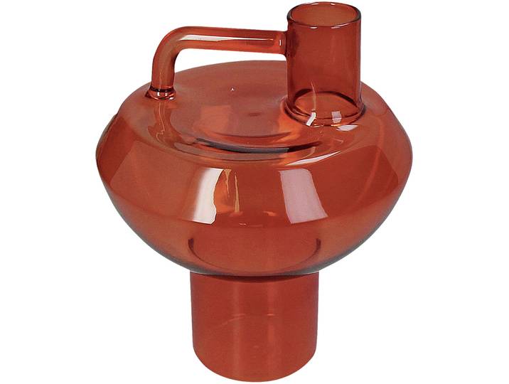 Vase Urban orange Glas H 17.5 cm - Vase