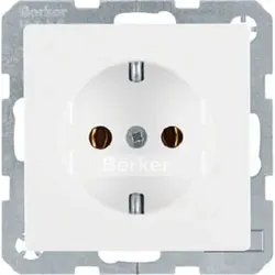 Berker SCHUKO-Steckdose polarweiss samt 47436089