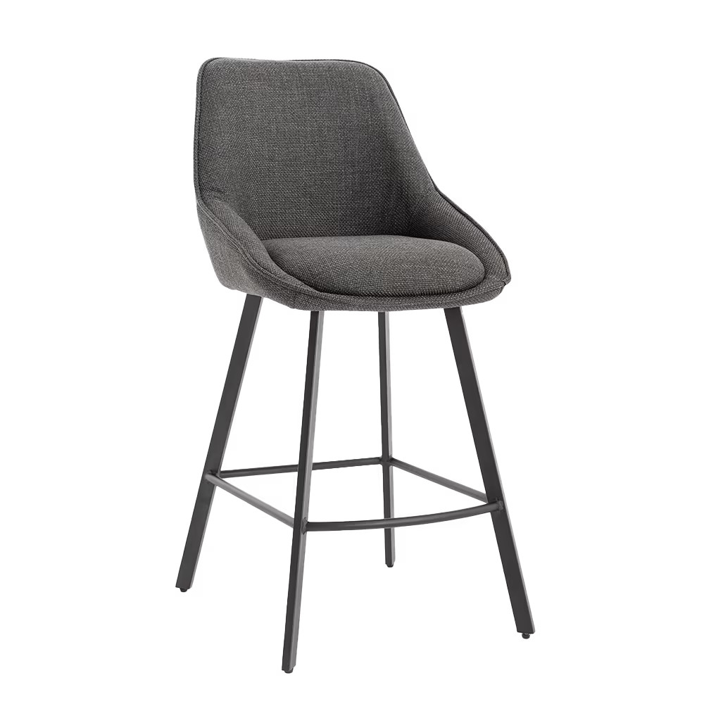 Tower Living Barkruk Borgo Geweven stof - Antraciet