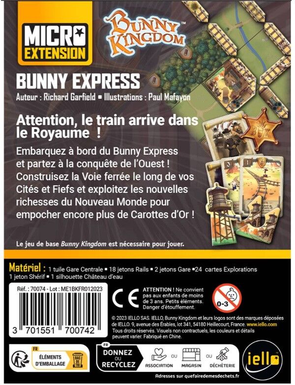 iello Bunny Kingdom - Micro Extension Bunny Express