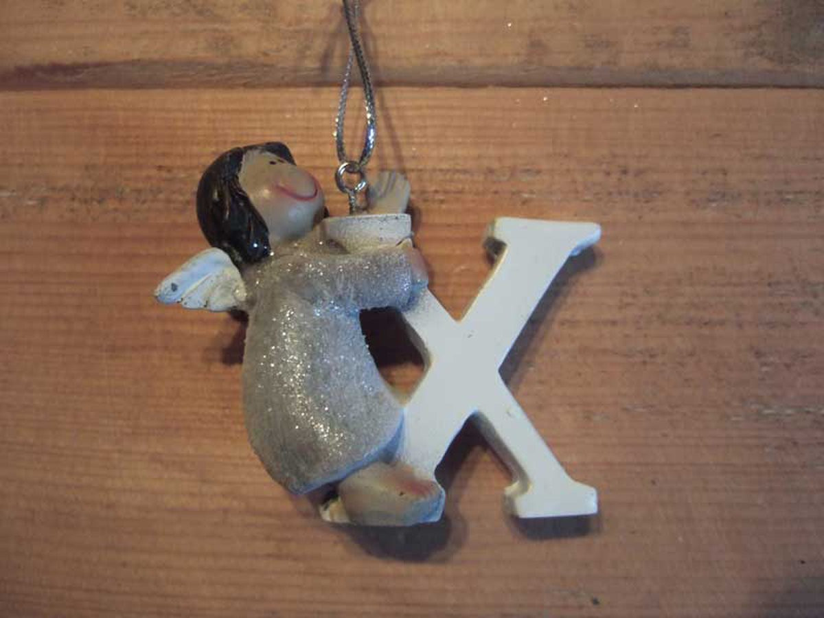 Resin Engel letter X voor volwassenen