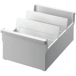 helit Karteitrog A6 quer »the admin H61226« grau, 16.4x11.5x35 cm