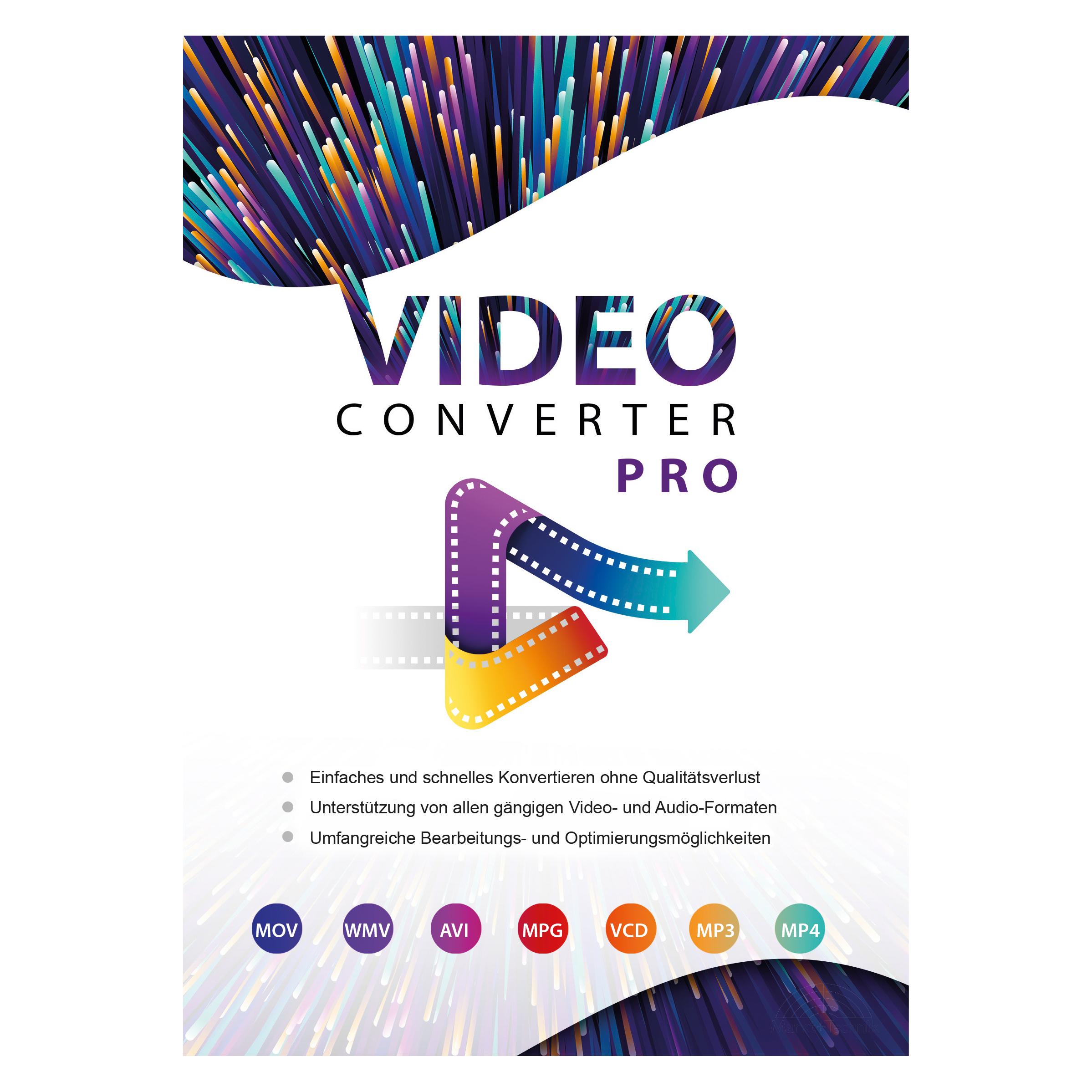Markt + Technik Video Converter Pro Download Code (1 User, 1 Geräte/User, unbegrenzt) (90818)