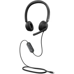Microsoft MS Modern USB-C Headset Black DA/FI/NO/SV Commercial (Kabelgebunden, USB-C), Office Headset, Schwarz
