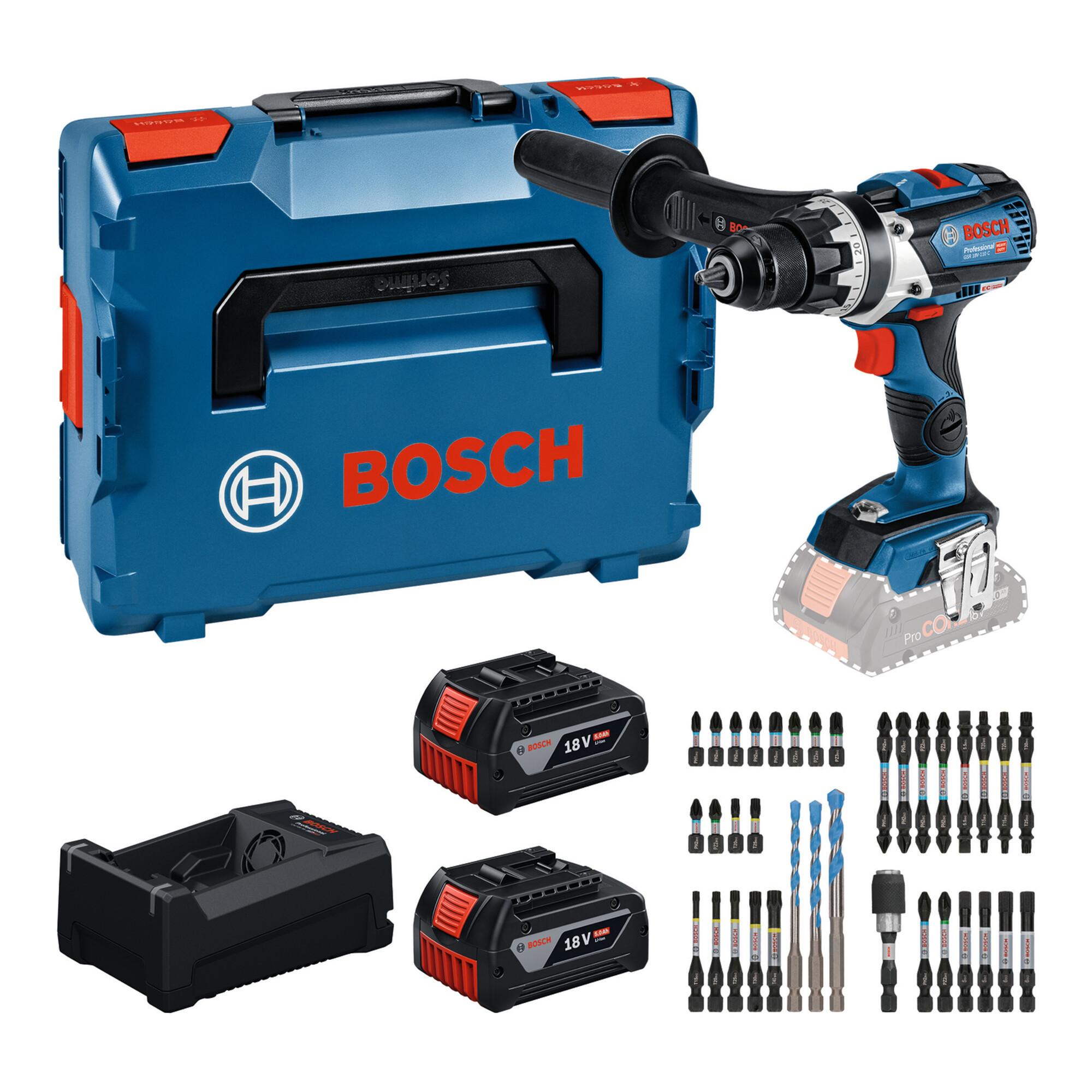 BOSCH Akku-Bohrschrauber GSR 18V-110 C 110 Nm bürstenlos (0615A500E3)