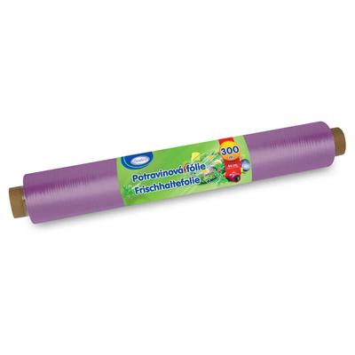 VEPATIM Frischhaltefolie Haushaltsfolie aus PVC 44 cm x 300 m einzeln verpackt