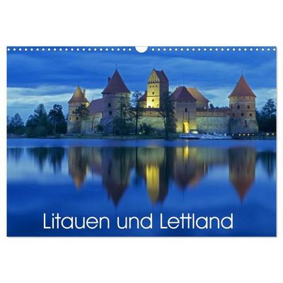 Litauen und Lettland (Wandkalender 2027 DIN A3 quer), CALVENDO Monatskalender
