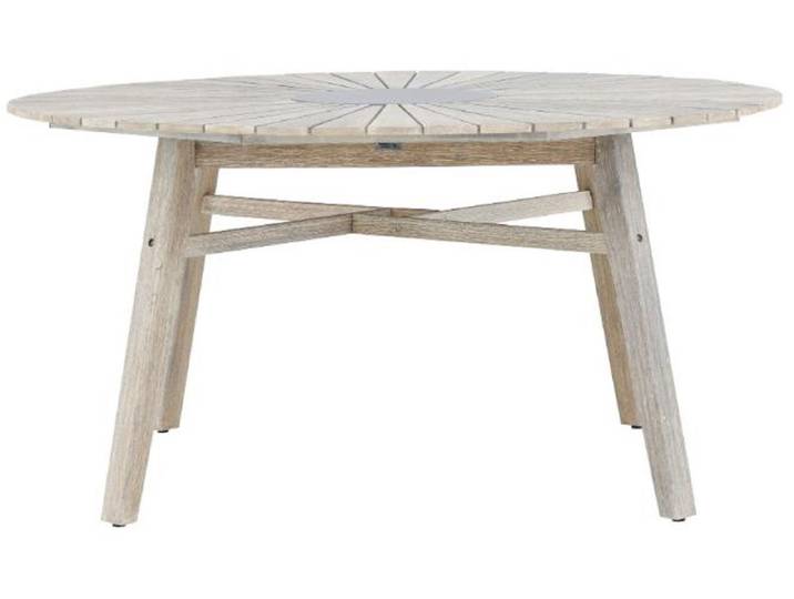 Rives tuintafel Ø150cm whitewash.