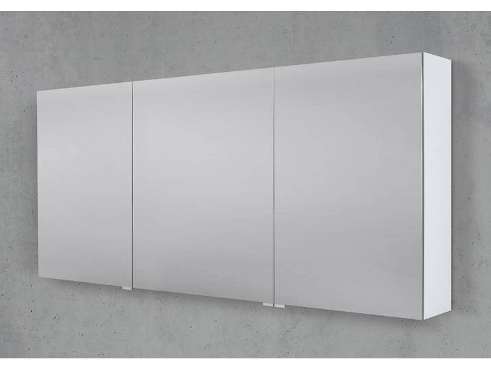 Spiegelschrank 160 cm 3 Türig ohne Beleuchtung
