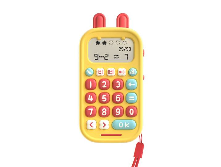 alilo Jeux de mathématiques pour enfants 5 à 12 ans, Jouets de mathématiques pour apprendre l’addition, la soustraction, la multiplication et la division, Jouets éducatifs ludiques portables avec 5 modes, 19 jeux de mathématiques et 50 000 questions de ma