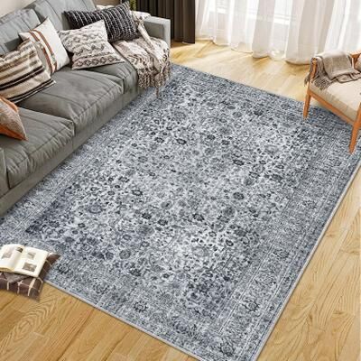 Garvee Vintage Boho Floral Area Rugs Home Decor
