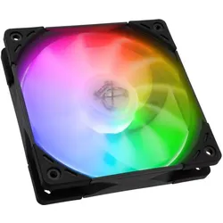 Scythe Kaze Flex 120 ARGB PWM Lüfter, 300-1200U/min (120 mm, 1x), PC Lüfter, Schwarz