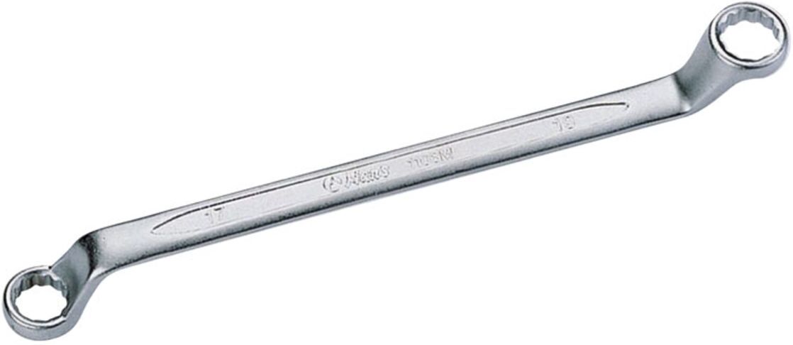 Chave de anel HANS 16x17mm gebogen