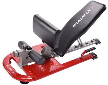 Stamina X 4-In-1 Strength Training Station Home Fitness Equipment by Stamina in Red Black