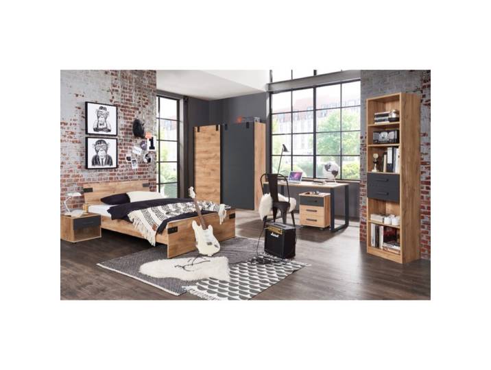 Wimex Liverpool Jugendzimmer Set 6-tlg. - mit Schrank 180 cm bre