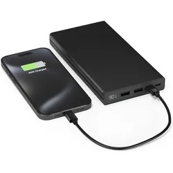 Epico UltraPack EP29 Power Bank (30000 mAh, 45 W, 45 Wh), Powerbank, Schwarz