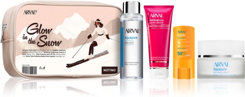 Arval Glow in the Snow Travel Kit Travel Bag for women
