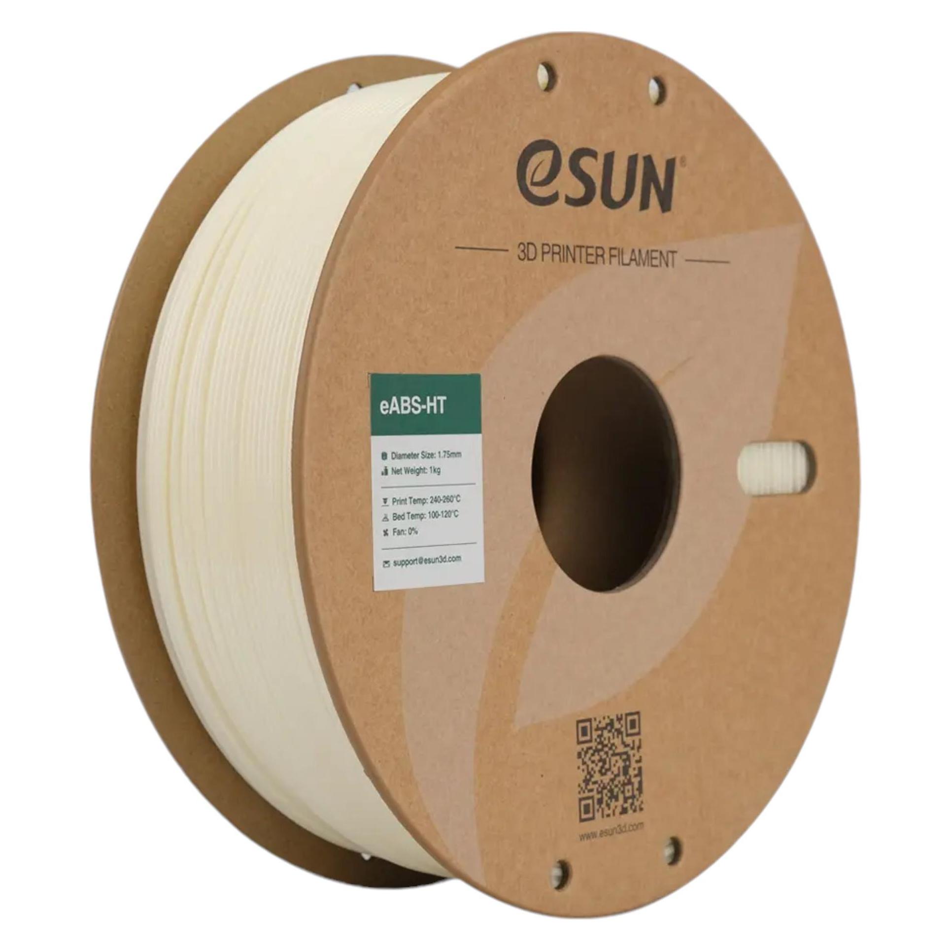 eSUN eABS-HT Hochtemperatur Natural Filament 1.75mm 1Kg (ABS, 1000 g, 1.75 mm) (EABS-HT-P175N1)