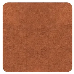 Exner 4er Set Rusticstyle Untersetzer 10 x 10 cm : rust Büffelleder