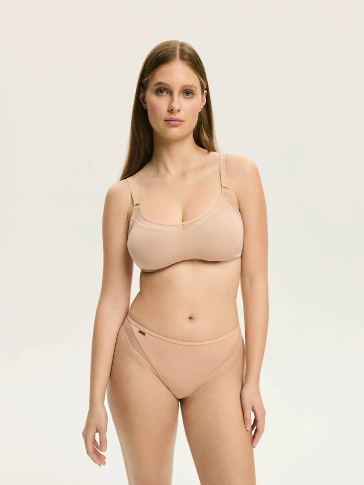 ESOTIQ Bügelloser BH in Beige - 85C