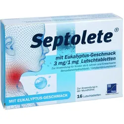 Septolete mit Eukalyptus-Geschmack 3 mg/1 mg