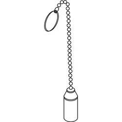 hansgrohe Kette für Metris Waschtisch-/ 97109000 Bidetmischer