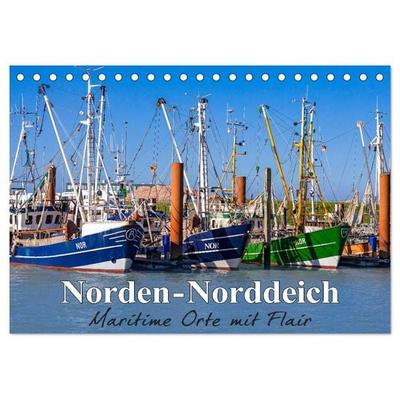 Norden-Norddeich. Maritime Orte mit Flair (Tischkalender 2027 DIN A5 quer), CALVENDO Monatskalender