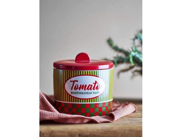 Bocal avec couvercle Stefano Tomato Ø 16cm Multicolore