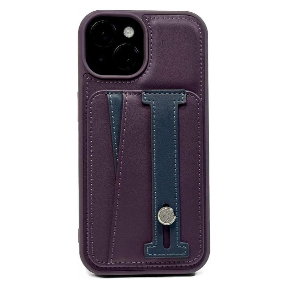 iLike iPhone 15 Pro LEATHER POCKET STAND COVER (Apple iPhone 15 Pro) (ILIAPP15PLPP)