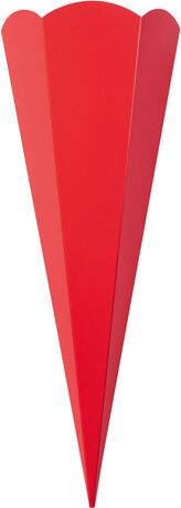 Papp-Schultüte, rot, 68 cm