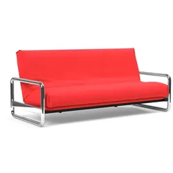 INNOVATION LIVING Schlafsofa Lomira Stoff Rot Red