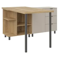 Carryhome Eck-Schreibtischkombination TINO OFFICE - B/H/T ca. 135.00x76.00x147.00