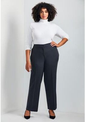 Plus Size Women's Cool Hand Trouser by Avenue in Black (Size 28)
