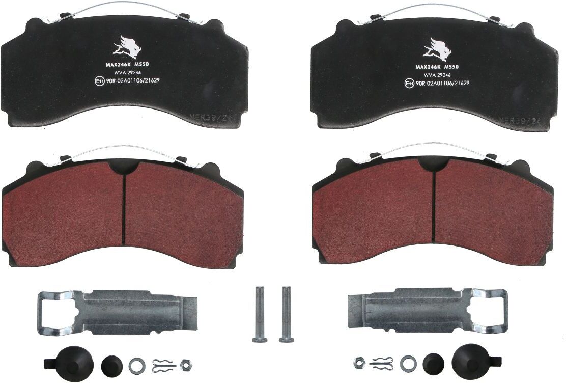 Jeu de garnitures de frein MERITOR MAX246K