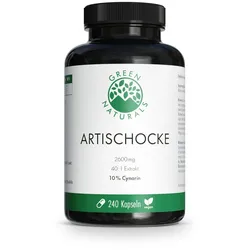 GREEN NATURALS Artischocke 2600 mg mit 10% Cynarin 240 St