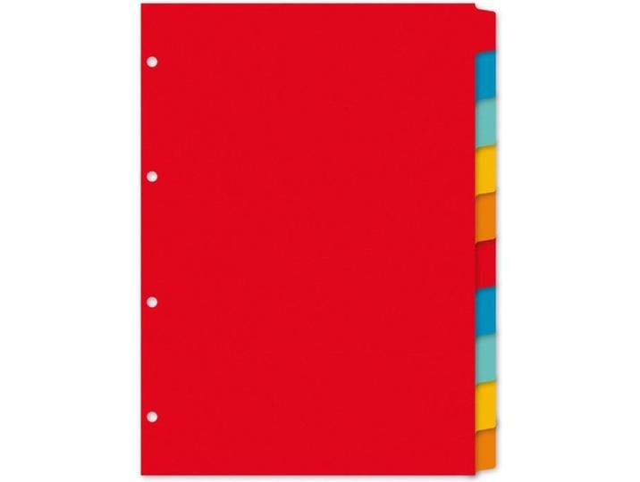 Tabbladen karton 10 tabs 23 rings PE410M