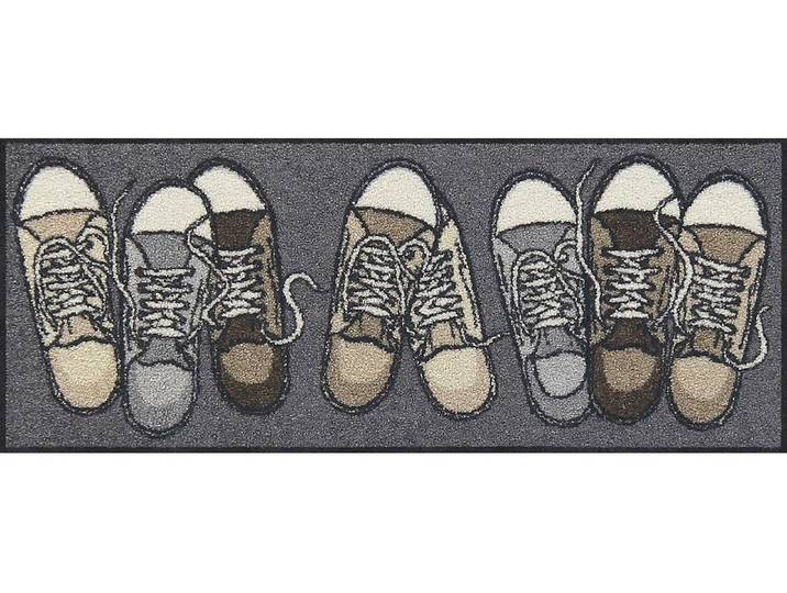 Fussmatte SALONLOEWE Sneaker Fussmatte , beige (natur), B:30cm L:75cm, Kunstfaser, Teppiche, Fussmatte