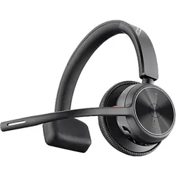POLY Voyager 4310 USB-C Headset + BT700 Dongle Ladestation, Bluetooth® On-Ear (Mono) Schwarz
