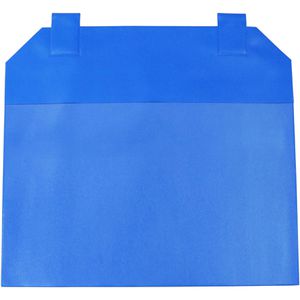 Sprintis Kennzeichnungstasche A4 quer, mit Lasche, für Gitterboxen, blau, 10 Stück
