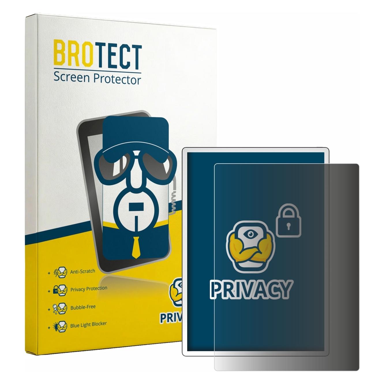 Brotect Sichtschutzfolie für PocketBook InkPad One Anti-Spy Privacy Folie Blaulicht-Schutz (6064288)