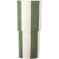 Bloomingville, Vase, - Floki Vase - Green - Stoneware (4x, 8 l)