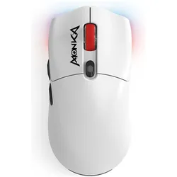 Marvo Guru G995W (Kabelgebunden, Kabellos), Maus, Weiss