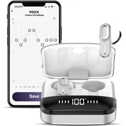 Mixx StreamBuds Ultra Mini (6 h, Kabellos), Kopfhörer, Weiss, Silber