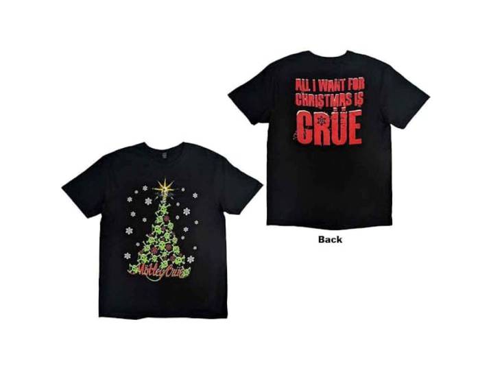 Motley Crue Xmas Crue Christmas T Shirt L