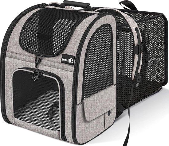 Famanu Reisetasche für Katzen und Hunde, ausziehbar