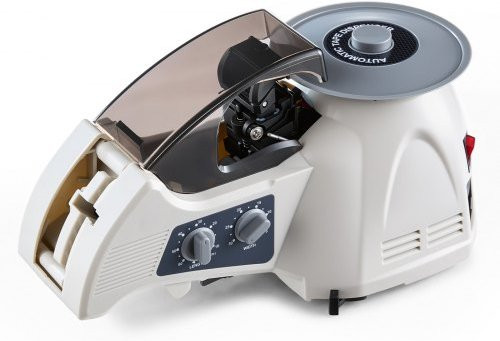 VEVOR Automatische tapedispenser, elektrische tapesnijder voor tape van 5-25 mm, instelbare snijlengte 10-60 mm, wit
